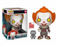 Pop! Movies - It - Pennywise with Boat (Super Sized, 25 cm)