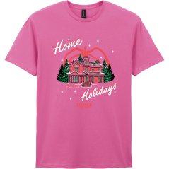 Stranger Things - Home Holidays (Pink) (tričko)