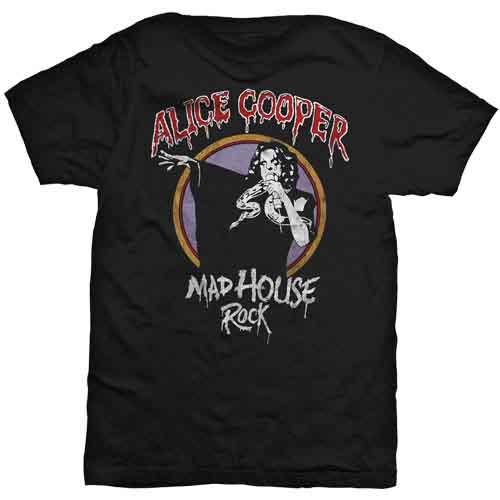 Alice Cooper - Mad House Rock (tričko) - Veľkosť: L Alice Cooper - Mad House Rock (tričko) - Veľkosť: L