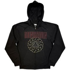 Soundgarden - Spiral and Logo (Black) (mikina na zips)