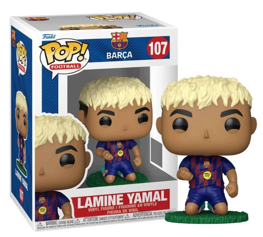 Cartoon Slide Gate Funko Pop! Football Lamine Yamal Sliding – FC Barcelona figurka