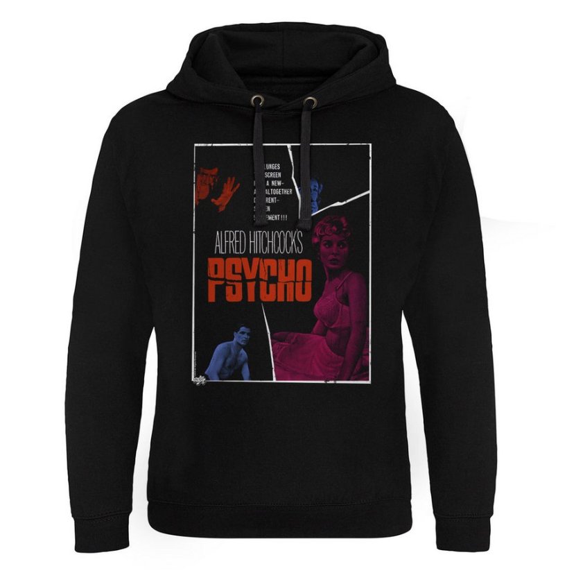 Alfred Hitchcocks Psycho - Movie Poster (mikina) - Veľkosť: L
