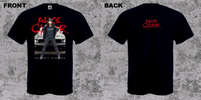 Alice Cooper - Detroit Stories (T-Shirt) - Velikost: S Alice Cooper - Detroit Stories (T-Shirt) - Velikost: S