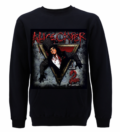 Alice Cooper Hoodie Welcome 2 My Nightmare - Velikost: S