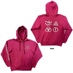 Led Zeppelin - Symbols (Back Print) (mikina na zip)