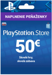 PlayStation Network Card 50€ pre Slovenský PSN účet (krabicová verzia)
