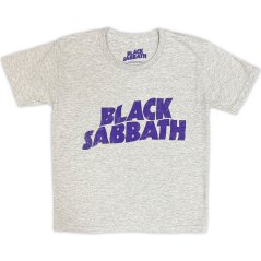 Black Sabbath - Wavy Logo (Heather Grey) (detské tričko)