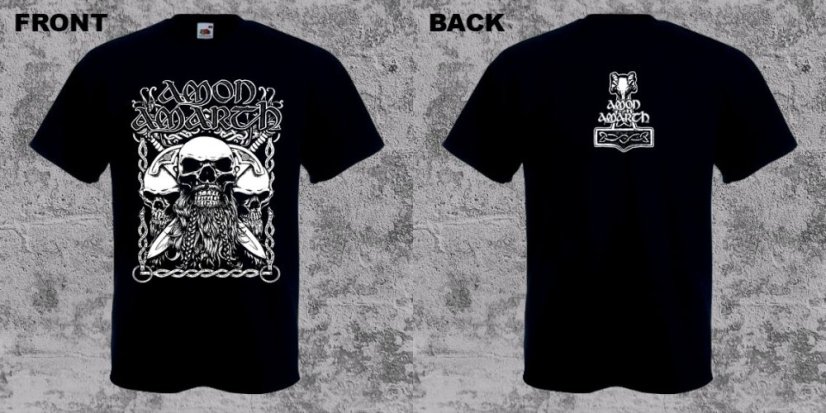 Amon Amarth - Bearded Skull (T-Shirt) - Veľkosť: S