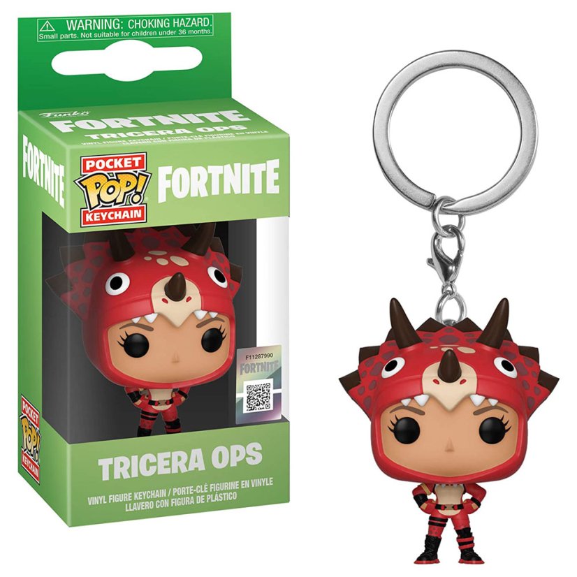 Pop! Pocket Keychain - Fortnite - Tricera Ops