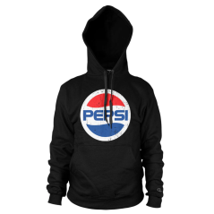 Washed Pepsi Hoodie Globe Logo