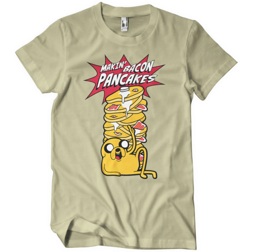 Adventure Time Makin Bacon Pancakes (T-Shirt) - Veľkosť: XXL