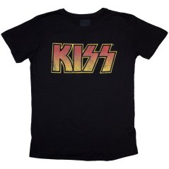 KISS - Vintage Classic Logo (Black) (dámske tričko)