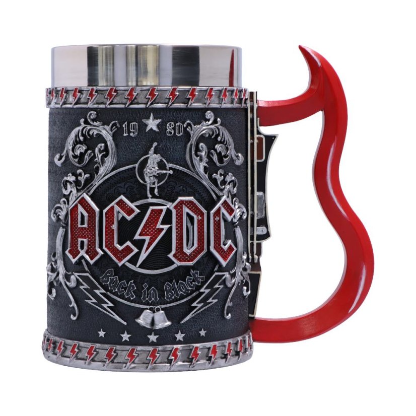 AC/DC Back In Black kalich 16 cm AC/DC Back In Black kalich 16 cm