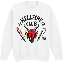Stranger Things - Hellfire Club (White) (mikina)