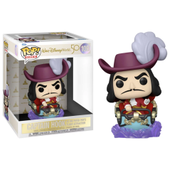 Pop! Rides - Disney - Word 50th Anniversary - Captain Hook at the Peter Pans Flight Attraction (Oversized, 15 cm)