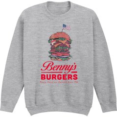 Stranger Things - Bennys Burger (Grey) (mikina)