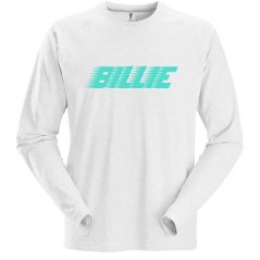 Billie Eilish - Racer Logo (White) (Long Sleeve)