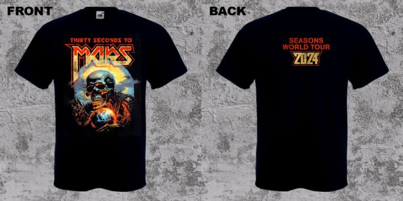 30 Seconds To Mars - World Tour 2024 (T-Shirt) - Velikost: S