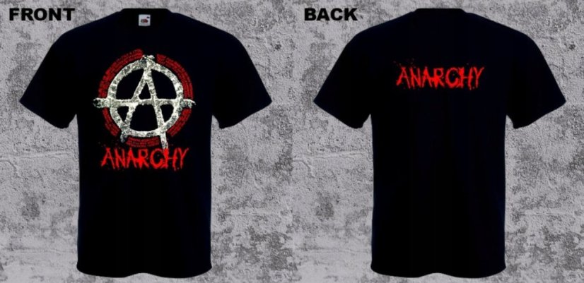 Anarchy - Rebel (tričko) - Veľkosť: M Anarchy - Rebel (tričko) - Veľkosť: M