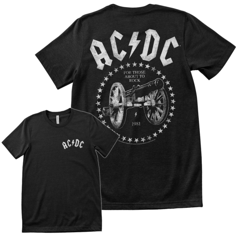 AC/DC For Those About To Rock (T-Shirt) - Veľkosť: XL