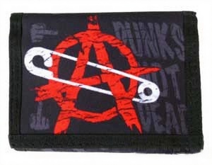 Anarchy Logo a zicherka peňaženka