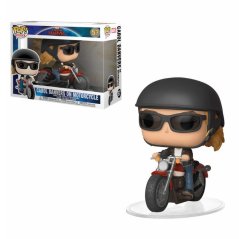 Pop! Rides - Captain Marvel - Carol Danvers on Motorcycle Super Sized 15 cm
