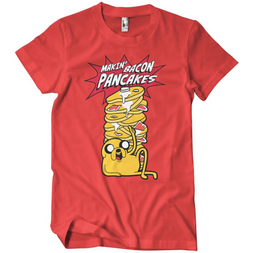Adventure Time Makin Bacon Pancakes (T-Shirt) - Veľkosť: XXL