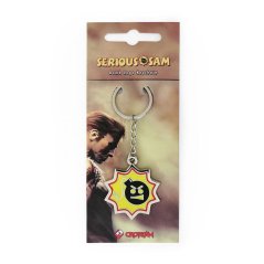 Serious Sam Metal Keychain Bomb Logo 4 cm
