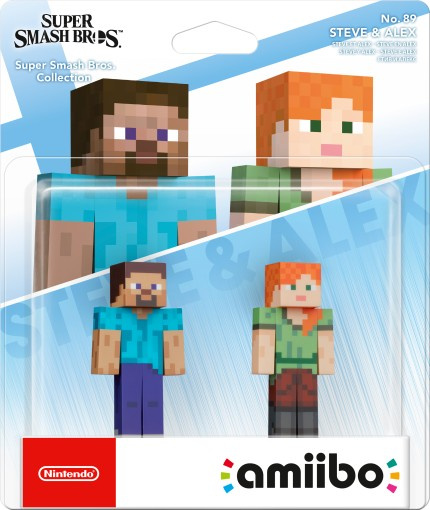 amiibo Smash Steve and Alex 2-Pack amiibo Smash Steve and Alex 2-Pack