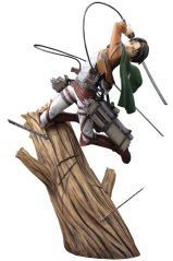 Attack on Titan ARTFXJ socha 1/8 Levi Renewal Package Ver. 28 cm