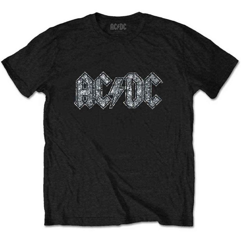 AC/DC - Logo (Black) (Embellished) (dětské tričko) - Velikost: 3-4 rokov AC/DC - Logo (Black) (Embellished) (dětské tričko) - Velikost: 3-4 rokov