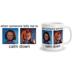 Chucky - Calm Down hrnček