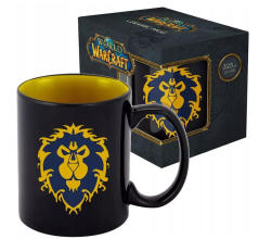 World of Warcraft - Alliance Pattern (Black) hrnček