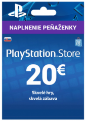 PlayStation Network Card 20€ pre Slovenský PSN účet (krabicová verzia)