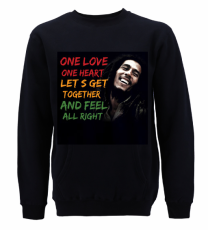 Bob Marley Hoodie One Love One Heart