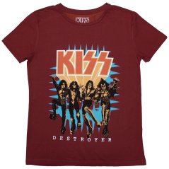 KISS - Destroyer 3D Logo (Red) (dámske tričko)