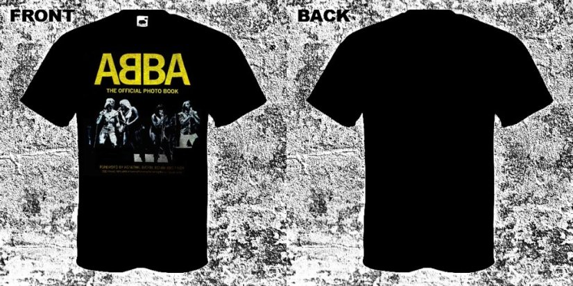 ABBA - The Official Photo Book (T-Shirt) - Veľkosť: S