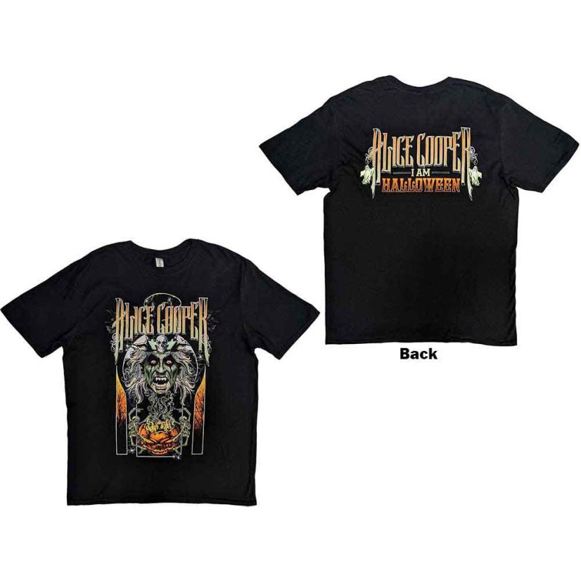 Alice Cooper - I am Halloween (Back Print) (tričko) - Veľkosť: S