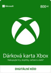 XBOX - Dárková karta Xbox 800 Kč (digitálny produkt)