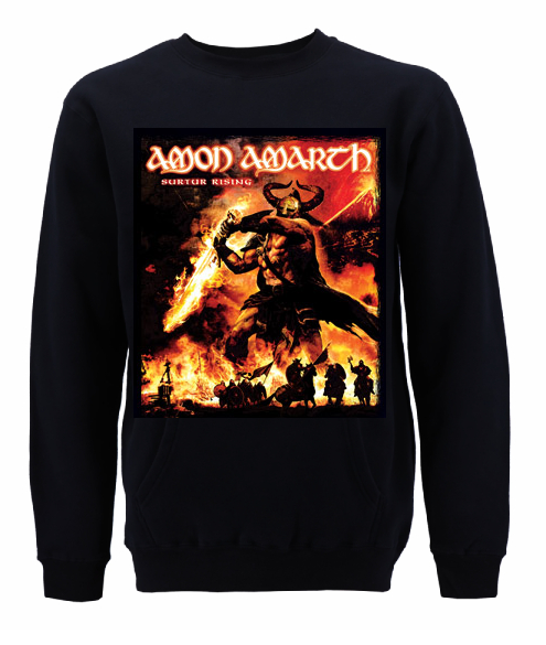 Amon Amarth Hoodie Surtur Rising - Veľkosť: XXL