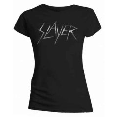 Slayer - Scratchy Logo (Black) (dámske tričko)