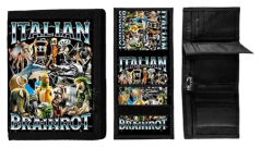 Italian Brainrot Meme Family Poster peněženka