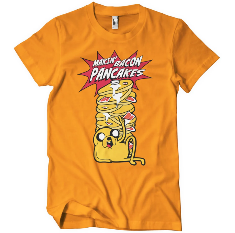 Adventure Time Makin Bacon Pancakes (T-Shirt) - Veľkosť: XXL
