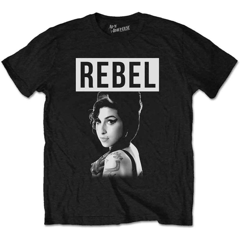 Amy Winehouse - Rebel (tričko) - Veľkosť: S Amy Winehouse - Rebel (tričko) - Veľkosť: S