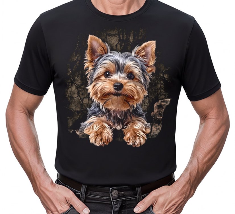 Animal Collection - Yorkshire Terrier (tričko) - Veľkosť: XXL