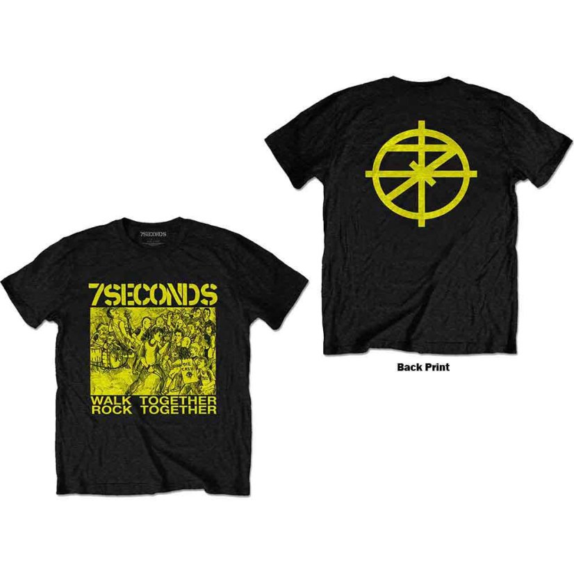 7 Seconds - WTRT (Back Print) (tričko) - Velikost: S