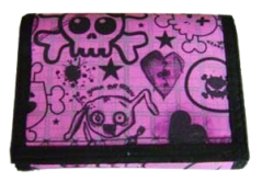 Monster High Pink Skull peňaženka