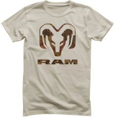 RAM Trucks - Vintage Camo Logo (tričko)