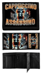 Cappuccino Assassino Italian Brainrot Meme peněženka