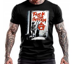 Fuck The System - Writing (tričko)